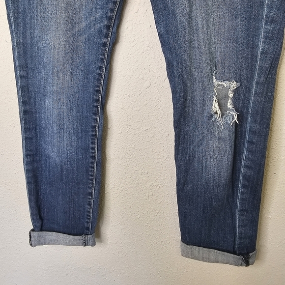 Kut from the Kloth Catherine Boyfriend Cuffed Mid Rise Jeans Womens 2P - Picture 3 of 15